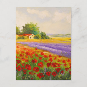 Blommor av Provence Vykort