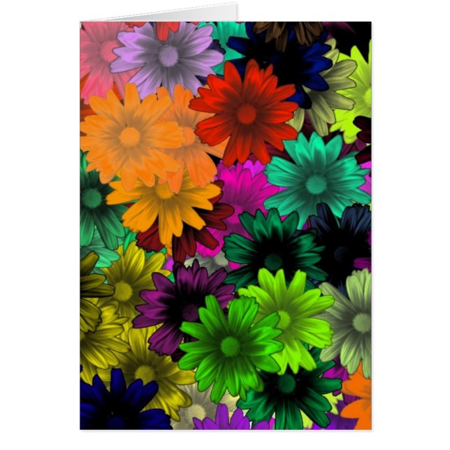 Blommor av rostat glas OBS kort (Framsidan)