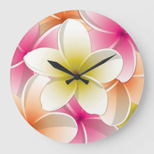 Blommor av släktet Frangipani/Plumeria Stor Klocka