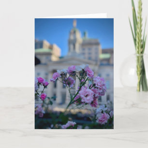 Blommor av staden Hall i Brooklyn, NY Kort