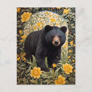 Blommor av svart björn och Gult Vykort