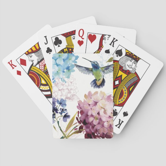 Blommor av våren casinokort (Baksidan)