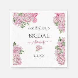 Blommor av vattenfärg ro - MÖHIPPA Pappersservett