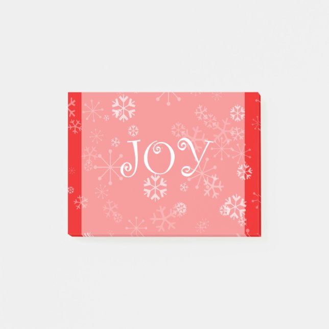 Blommor av vinter Joy Post-it Block (Framsida)