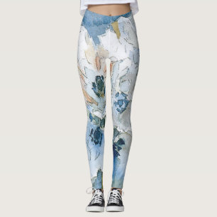Blommor av Vrubel Leggings