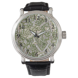 Blommor av william morris windrush blommigt Classi Armbandsur