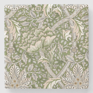 Blommor av william morris windrush blommigt Classi Stenunderlägg