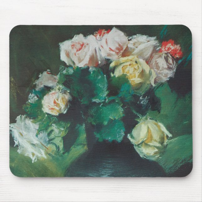 Blommor (även känt som Ro) av William Merritt Chas Musmatta (Framsidan)