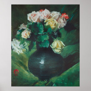 Blommor (även känt som Ro) av William Merritt Chas Poster