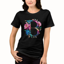 Blommor B - Elegantens Blommigt Inledande T-shirt
