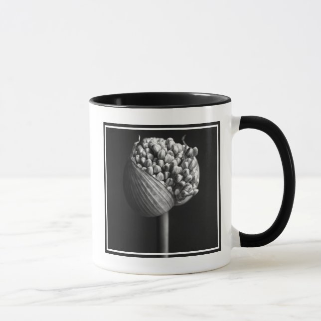 Blommor | B&W Allium Flower Bud Mugg (Höger)