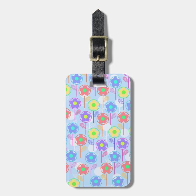 Blommor Bagagebricka (Vertikal Framsida)