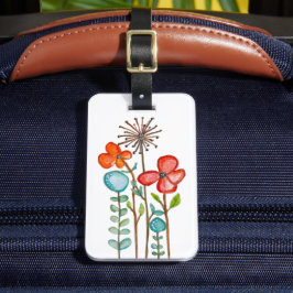 Blommor Bagagebricka