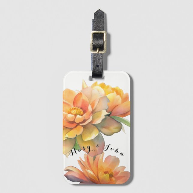 Blommor Bagagebricka (Framsida vertikal)