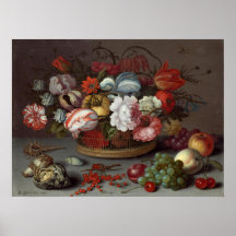 Blommor - Balthasar van der Ast Fine Art Poster