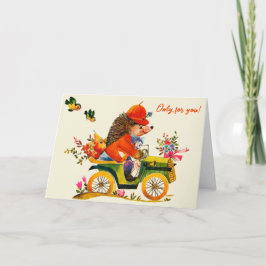 Blommor bara för dig! tack kort