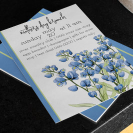 Blommor | Blånät i Vår | BLOMMIGT Inbjudningar