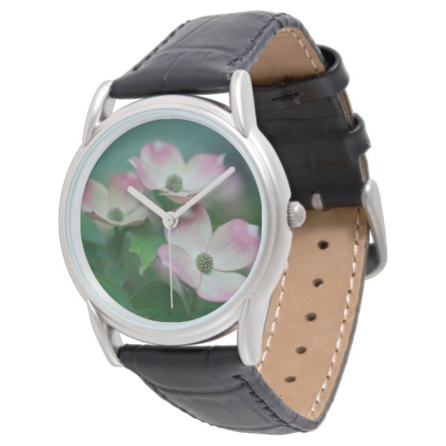 Blommor | Blommar av Dogwood Armbandsur (Vinklad)
