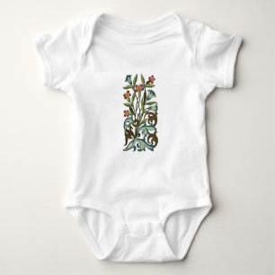 Blommor Blommig Tapet Art Nouveau Vacker T-shirt
