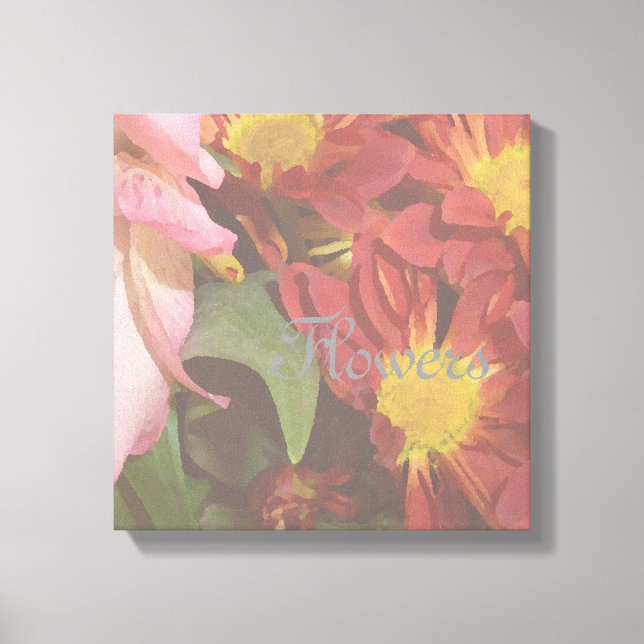 Blommor Blommigt Decor Bild Soft Decorative (Framsida)