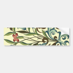 Blommor Blommigt Tapet Art nouveau Söt Bildekal