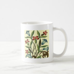 Blommor Blommigt Tapet Art nouveau Söt Kaffemugg