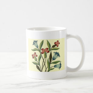 Blommor Blommigt Tapet Art nouveau Söt Kaffemugg