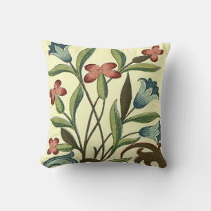 Blommor Blommigt Tapet Art nouveau Söt Kudde