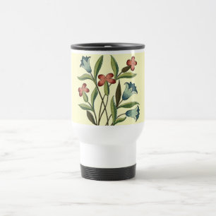 Blommor Blommigt Tapet Art nouveau Söt Resemugg