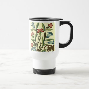 Blommor Blommigt Tapet Art nouveau Söt Resemugg