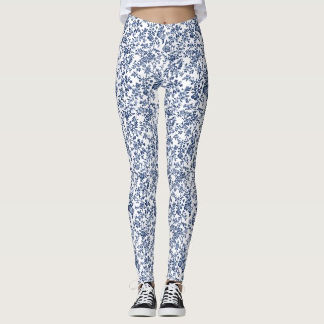 Blommor Bloom för egen glädje Leggings (Framsida)