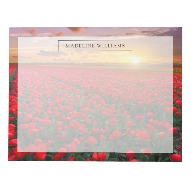 Blommor | Botaniskt Garden Holland Anteckningsblock (Framsida)