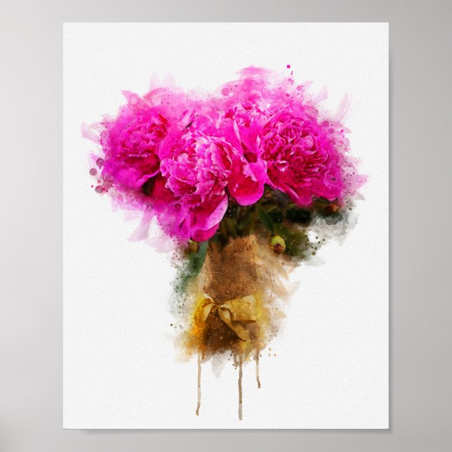 Blommor bouquet poster (Framsidan)