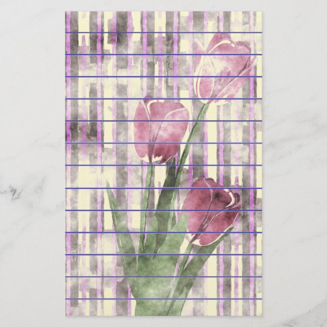 Blommor Brevpapper (Framsida)