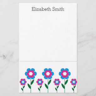 Blommor Brevpapper