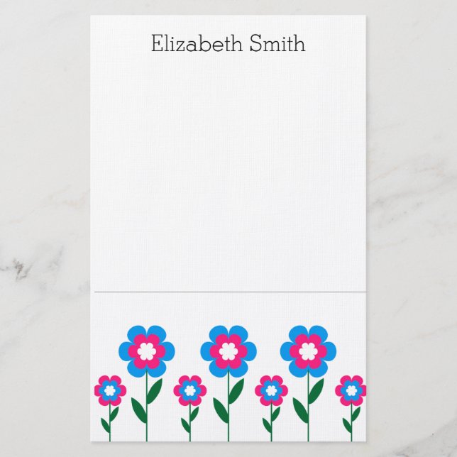 Blommor Brevpapper (Framsida)