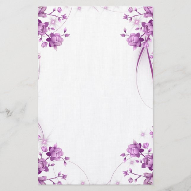 Blommor Brevpapper (Framsida)