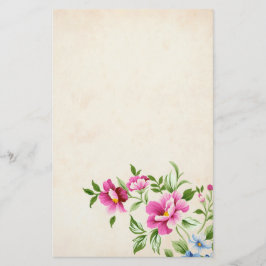 Blommor Brevpapper
