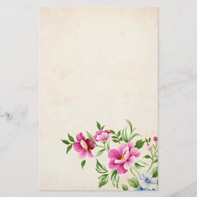 Blommor Brevpapper (Framsida)