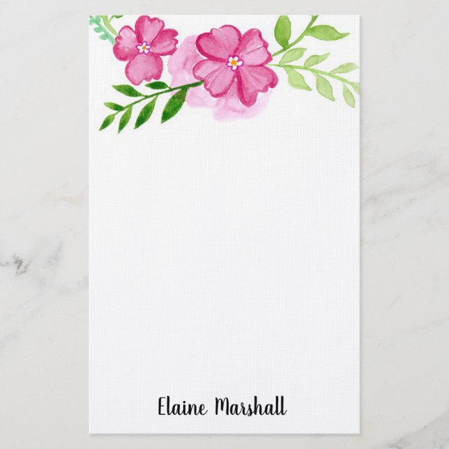 Blommor Brevpapper (Framsida)