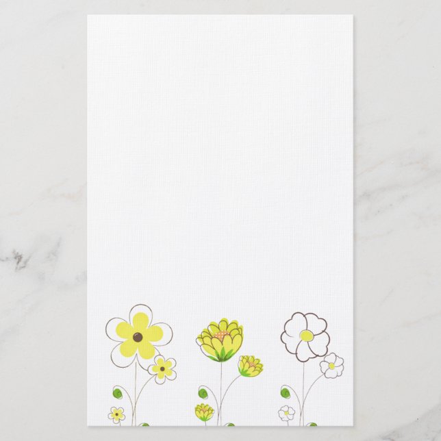 Blommor Brevpapper (Framsida)