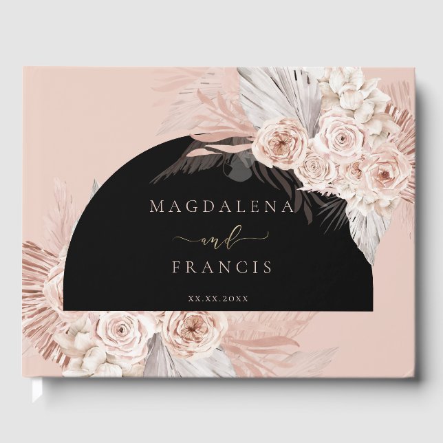 blommor bröllop gästböcker (Framsida)