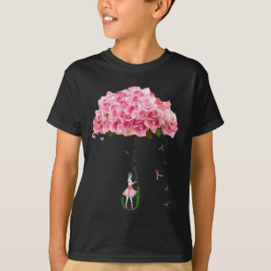 Blommor - Bröstcancer - medvetandegörande om bröst T Shirt