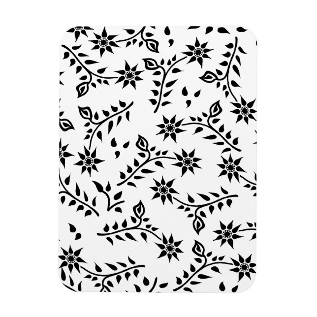 Blommor, Bud & Löv Magnet (Vertikal)