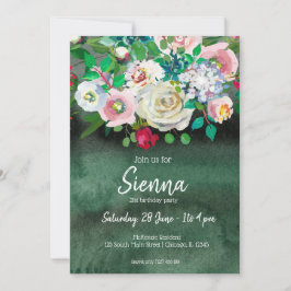 Blommor-bukett för alla tillfällen inbjudningar