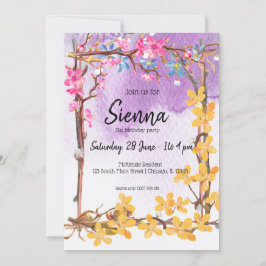 Blommor bukett för alla tillfällen inbjudningar