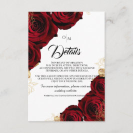 Blommor Burgundy Röd ros-skåp Tilläggskort