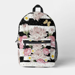 Blommor,Butterflies & Rand