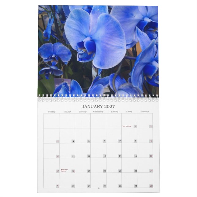 Blommor Calendar för 2013 Kalender (Jan 2027)