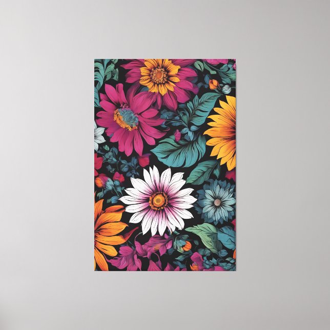Blommor Canvas Art (Framsida)